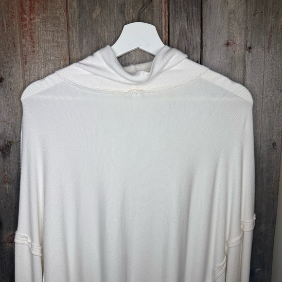 Free People We the Free Alameda Dolman Sleeve Turtleneck Top in Ivory Small - Picture 8 of 14